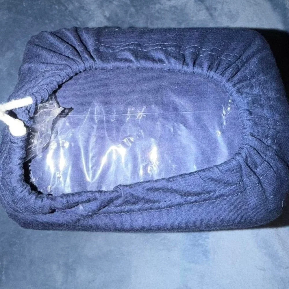 Navy‎ blue jersey cotton sheet set queen